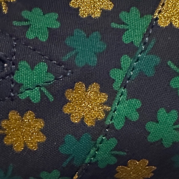 TOMS Navy Slip-Ons with Green and Gold Floral Accents - Picture 4 of 6